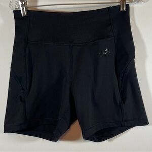 Adidas Shorts Womens Medium Black Aeroready Performance Training Workout Running